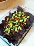 Red Quinoa and Black Bean Vegetable Salad